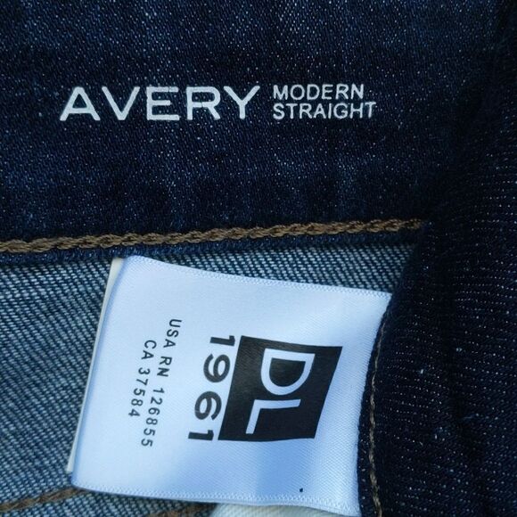 DL1961 RIFLE Men's Avery Modern Straight Leg Denim Jeans Size 32x30 - Picture 12 of 16